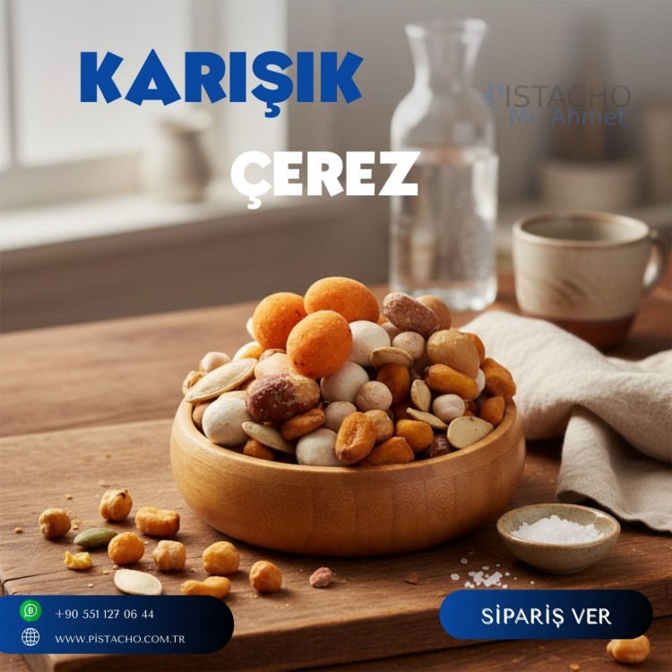 Karışık Atom Çerez 1 Kg – Bol Çeşitli, Enerji Dolu Premium Karışım