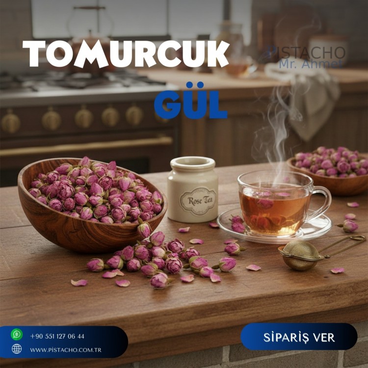 Gül Tomurcuk  500 gr – Doğal, Aromatik ve Özenle Kurutulmuş