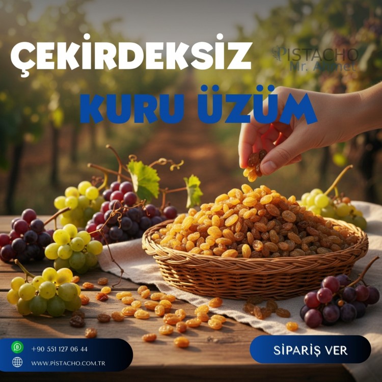 Sarı Kuru Üzüm 1 Kg – Doğal, Çekirdeksiz ve Taze Mahsul