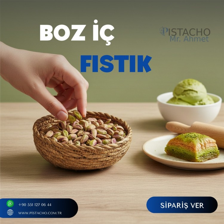 Yeşil Boz Baklavalık Fıstık 1 Kg – Özel Seçim, Yoğun Renk ve Üstün Aroma