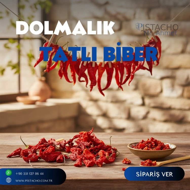 Tatlı Biber Dolması – Dolmalık Hazır, Doğal ve Yumuşak – 50 Adet