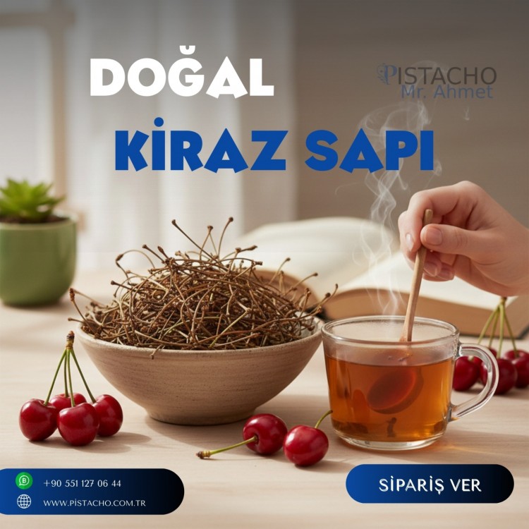 Doğal Kiraz Sapı Çayı – Özenle Kurutulmuş Bitki Çayı – 250 gr