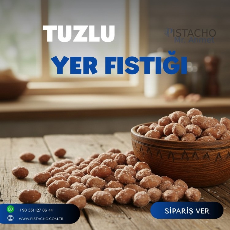 Tuzlu Yer Fıstığı 1 KG – Çıtır Çıtır, Taze ve Lezzetli