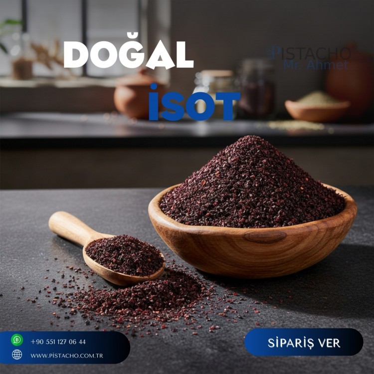 İsot 1 Kg – Doğal Fermente, Yoğun Aromalı ve Geleneksel Lezzet
