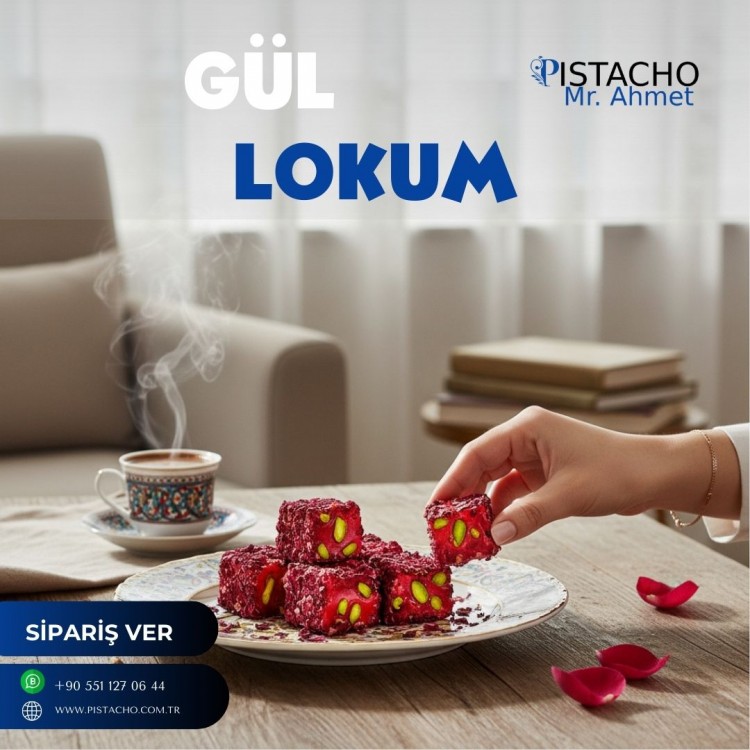 Gül Aromalı Küp Lokum 1 Kg – Yumuşak Dokulu, Bol Pudralı, Geleneksel Lezzet