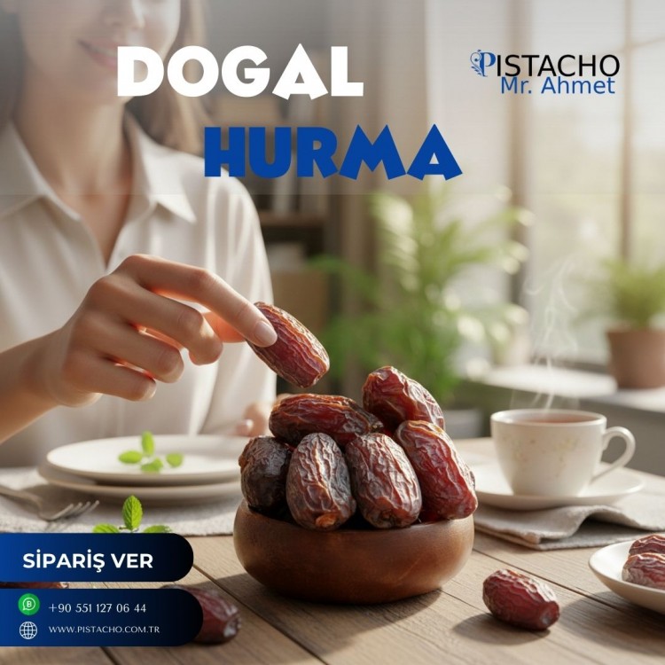 Hurma 1 Kg – Doğal, Yumuşak Dokulu ve Tatlı Aromalı