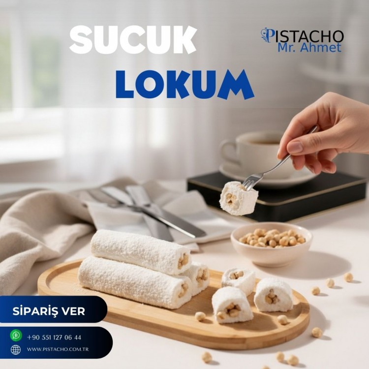 Fındıklı Sucuk Lokum – Özel Sarma Lokum – Bol Fındıklı & Yumuşak Dokulu 1 kg
