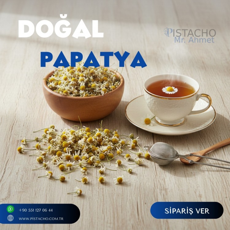 500 gram kuru doğal  Papatya – Katkısız ve Aromatik Bitki Çayı (Premium Kalite) 