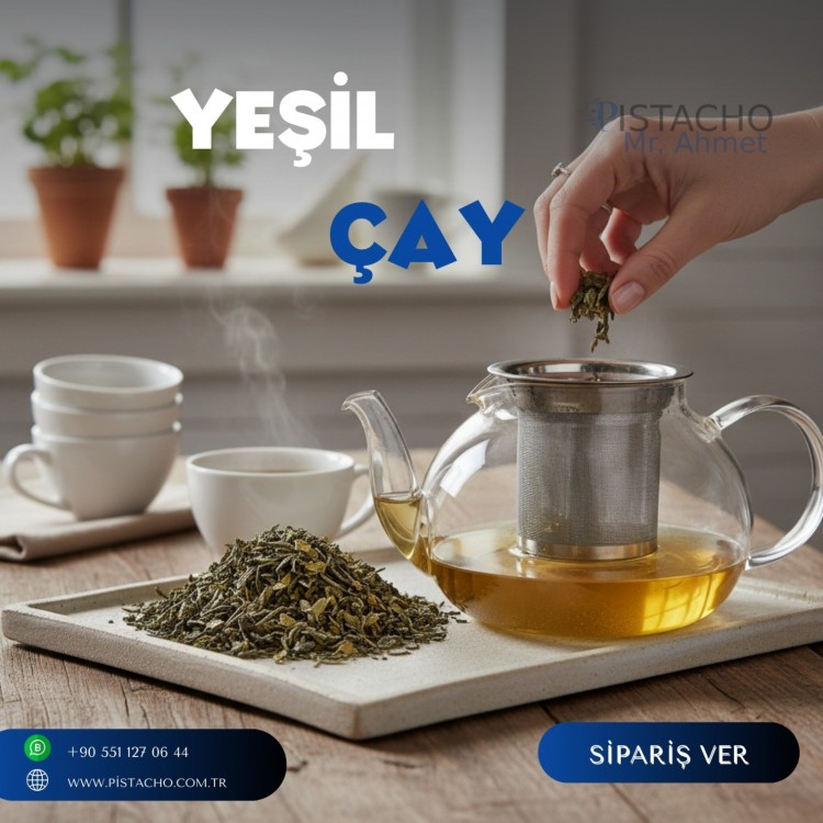 500 gram Yeşil Çay – Taze Hasat, Katkısız Bitki Çayı (Premium Kalite)