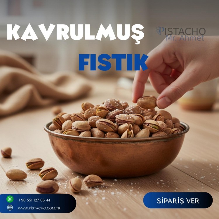 Kavrulmuş Tuzlu Fıstık 1 Kg – Taze, Çıtır ve Bol Aromalı Ekonomik Paket